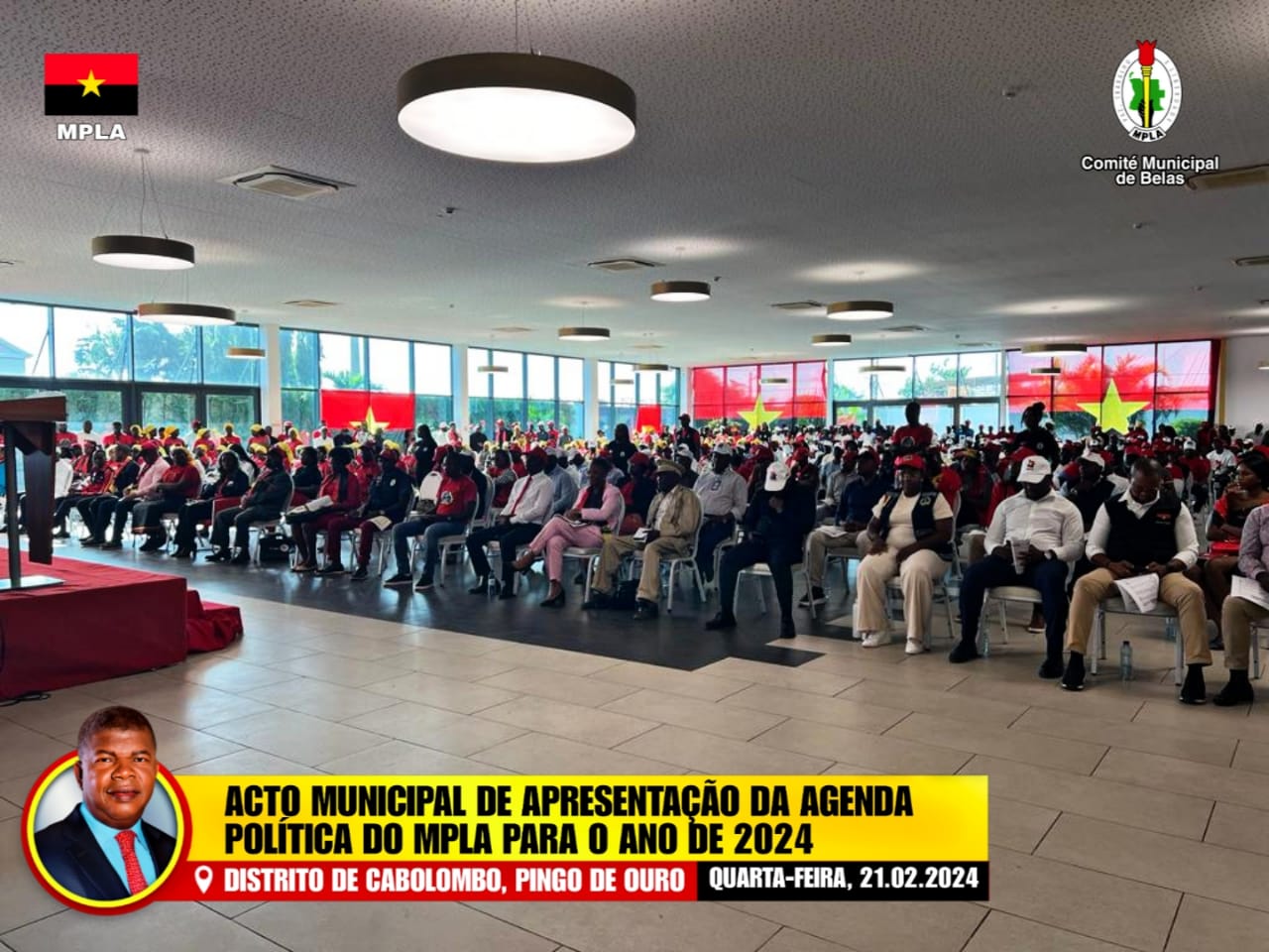 ACTO MUNICIPAL DE APRESENTAÇÃO DA AGENDA POLÍTICA DO MPLA PARA O ANO DE ...
