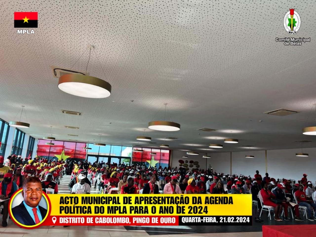 ACTO MUNICIPAL DE APRESENTAÇÃO DA AGENDA POLÍTICA DO MPLA PARA O ANO DE ...