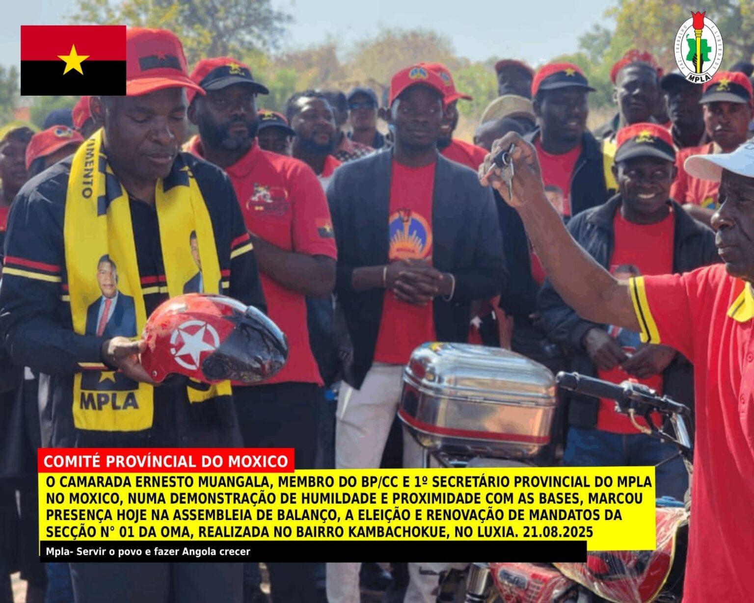 Primeiro Secretário Provincial do MPLA no Moxico Participa em ...
