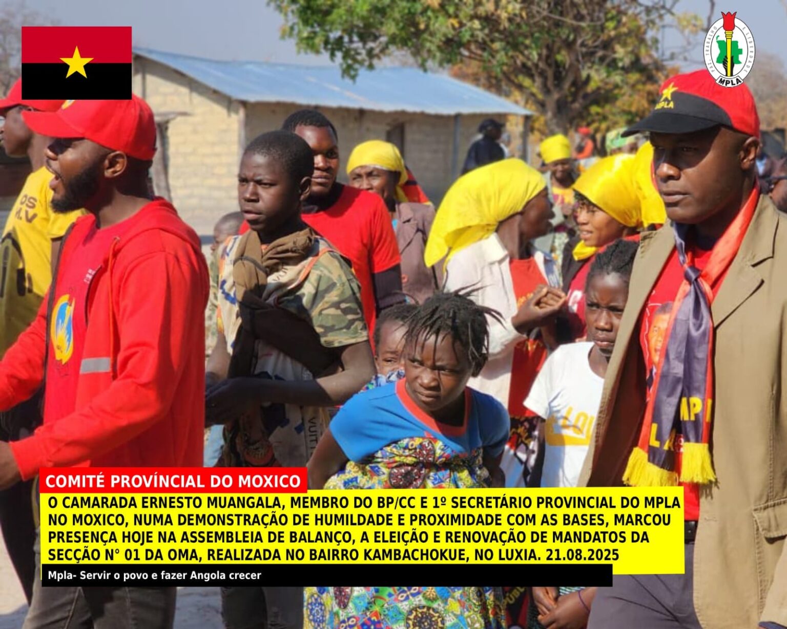 Primeiro Secretário Provincial do MPLA no Moxico Participa em ...